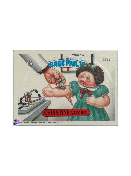 Garbage Pail Kids 1987 Christine Vaccine287a