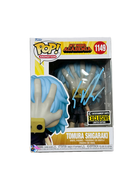 Funko Pop: My Hero Academia Tomura Shigaraki #1149 (Entertainment Earth exl.) Signed by Eric Vale (English Voice Actor)