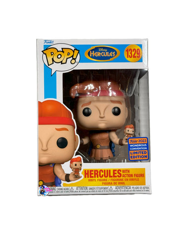 Funko Pop: Disney Hercules with Action Figure #1329 (Wondercon 2023 exl.)