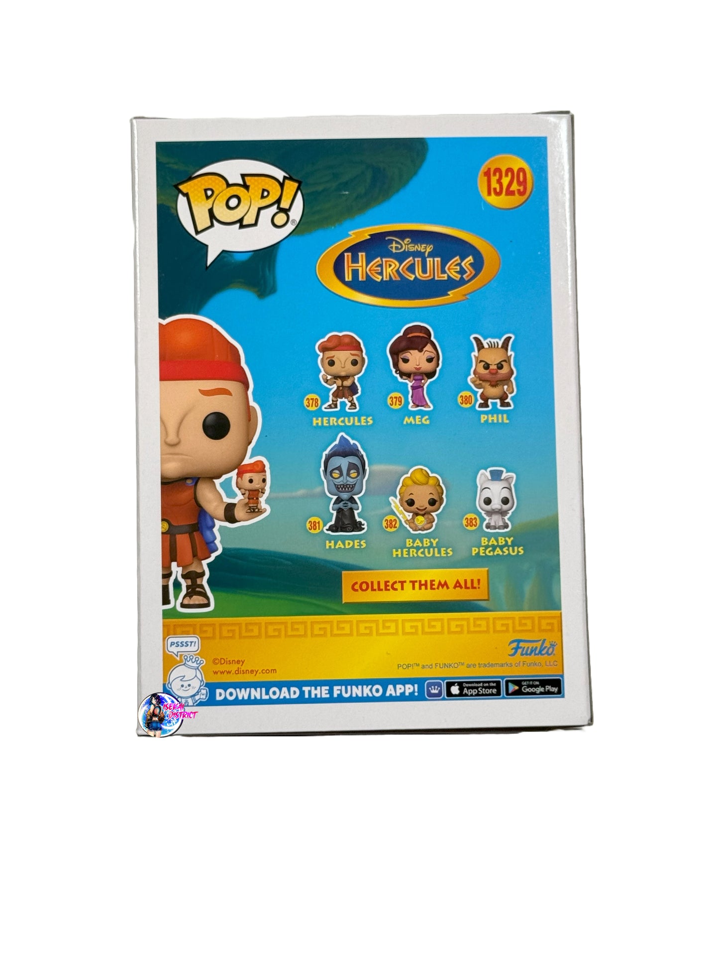 Funko Pop: Disney Hercules with Action Figure #1329 (Wondercon 2023 exl.)