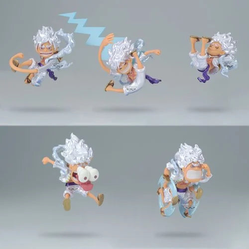 One Piece Monkey D. Luffy Gear 5 – Special Metallic Color Version World Collectable Mini-Figure (Blind Box)