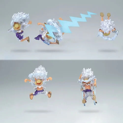 One Piece Monkey D. Luffy Gear 5 – Special Metallic Color Version World Collectable Mini-Figure (Blind Box)