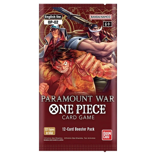 One Piece Card Game – Paramount War (OP-02) Booster Pack