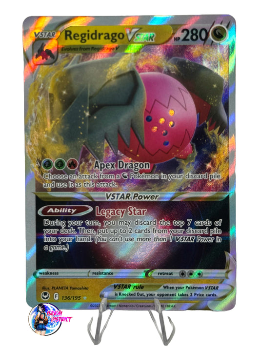Pokemon Silver Tempest: Regidrago VStar #136