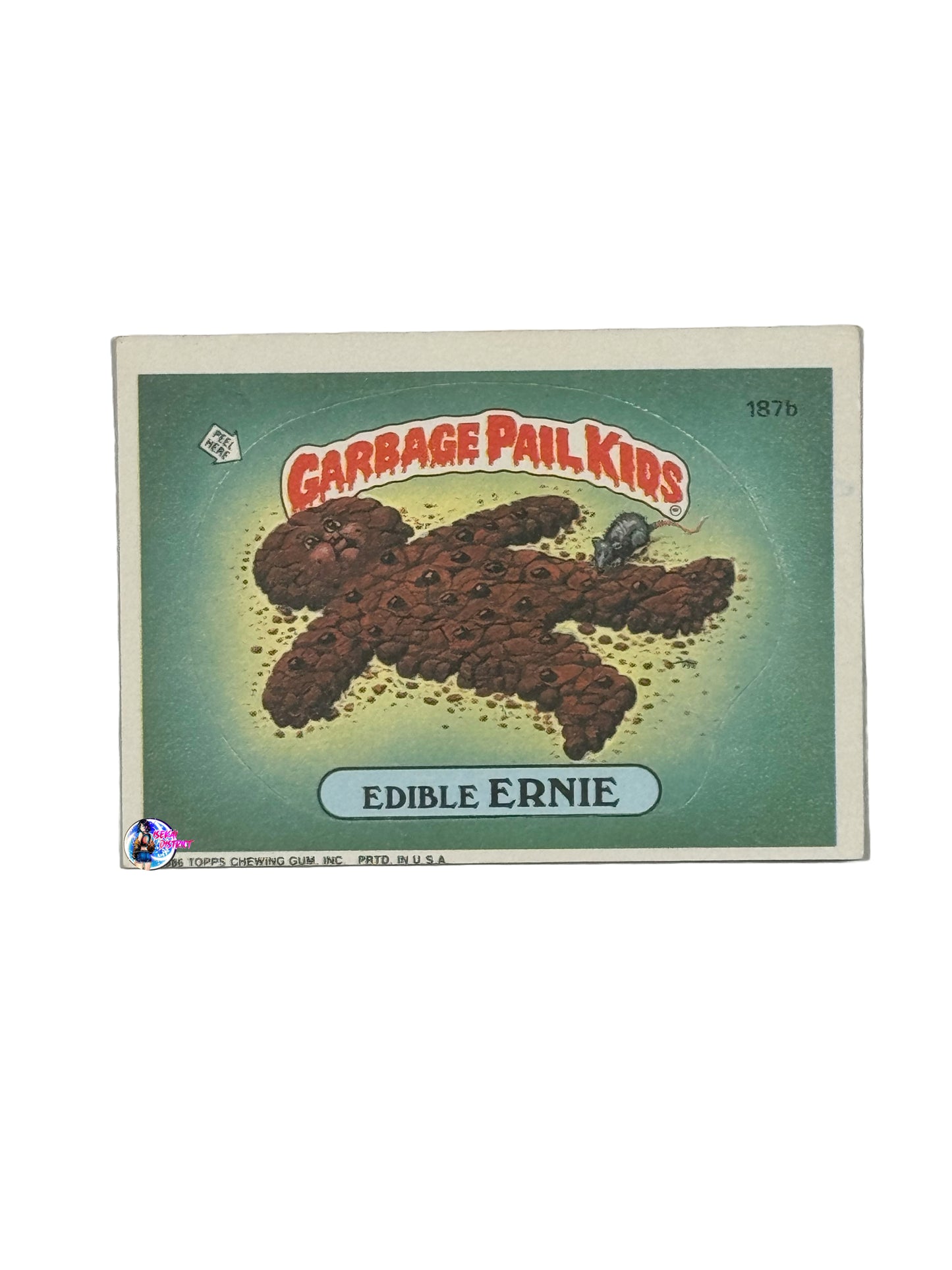 Garbage Pail Kids 1986 Edible Ernie 187b