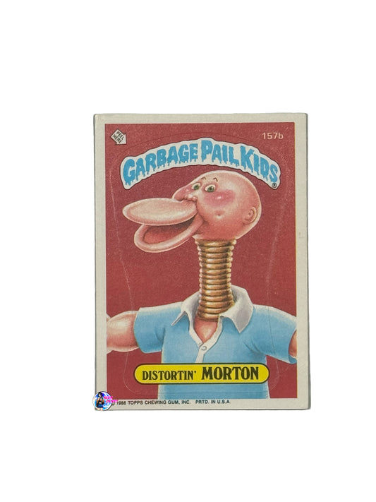 Garbage Pail Kids 1986 Distortin' Morton 157b