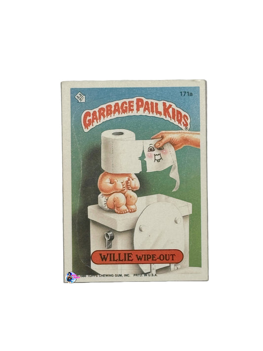 Garbage Pail Kids 1986 Willie Wipe-Out 171a