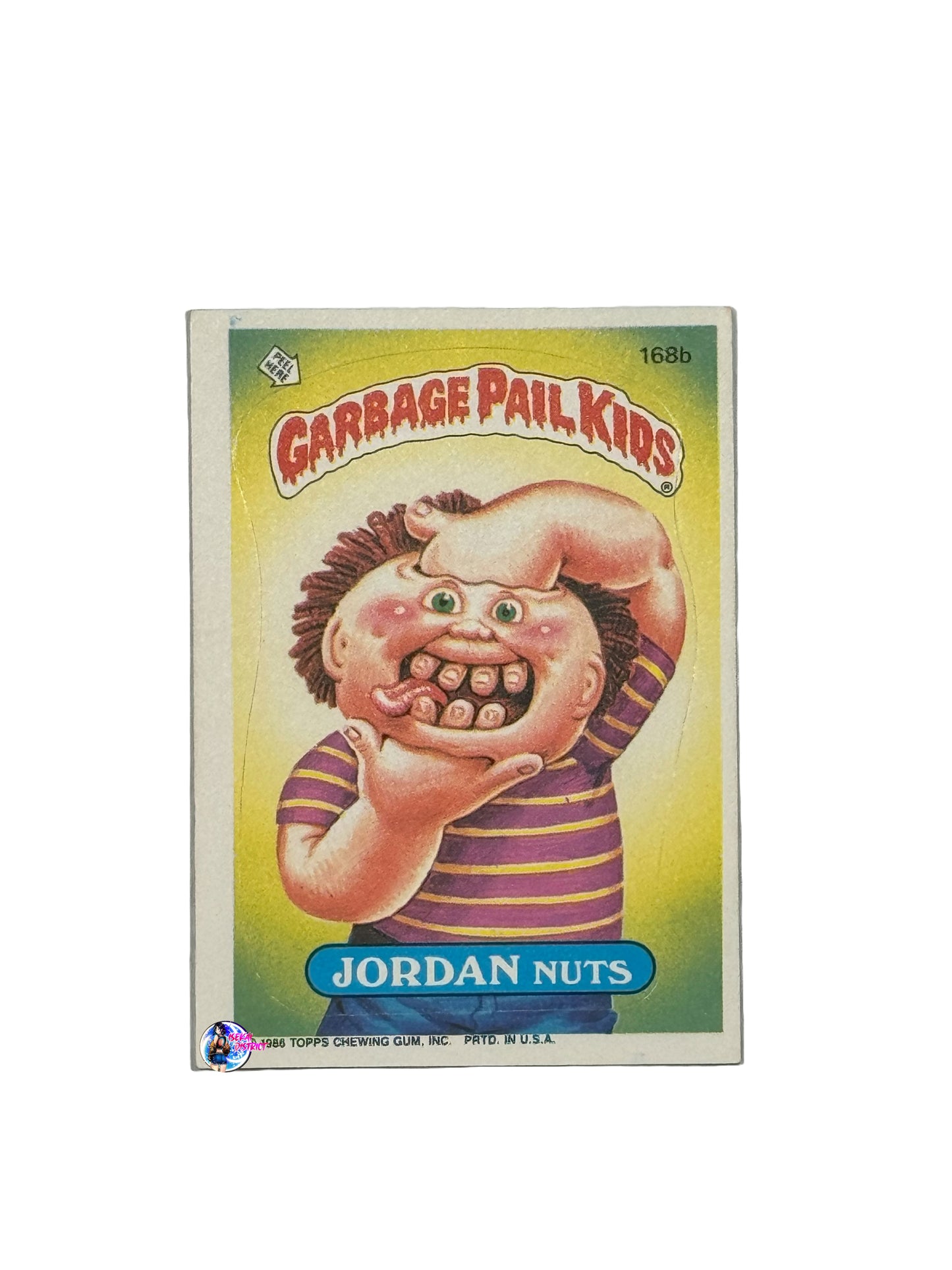 Garbage Pail Kids 1986 Jordan Nuts 168b