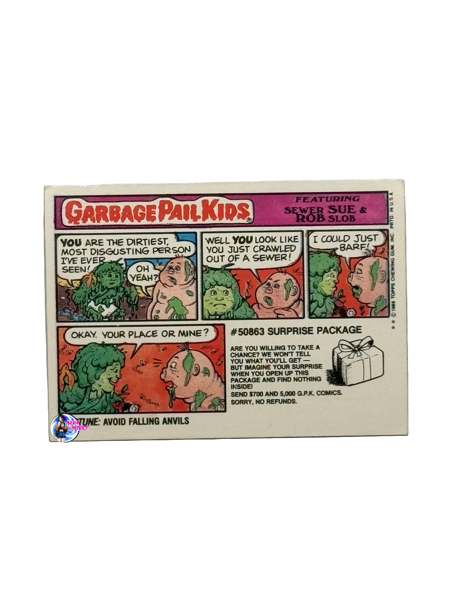 Garbage Pail Kids 1986 Uncool Carl 228b