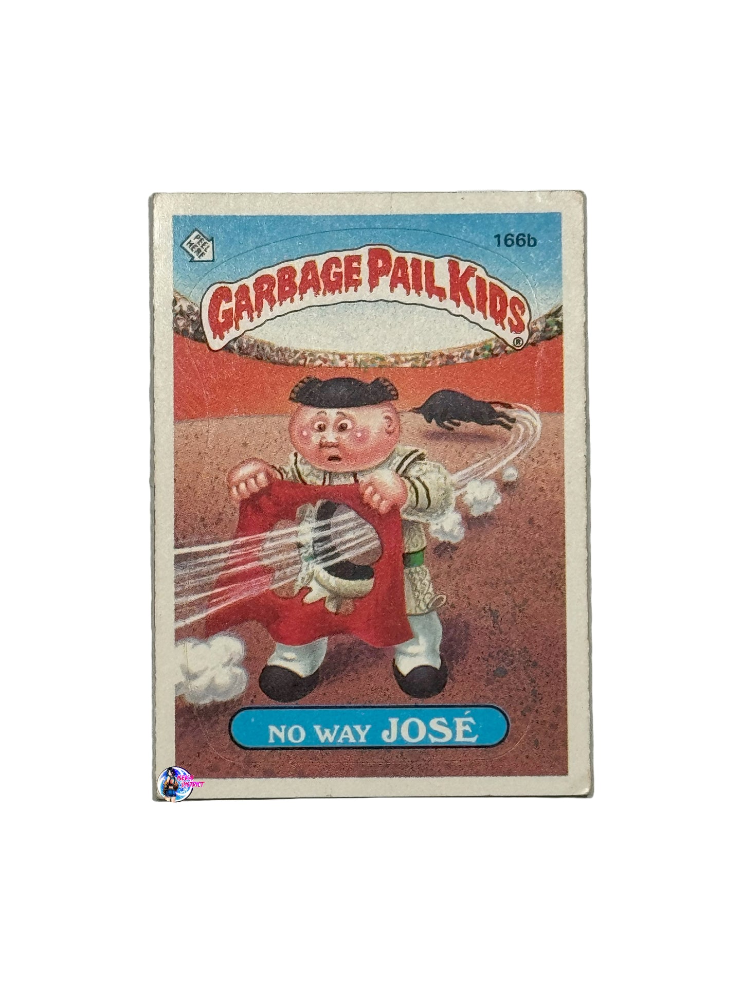 Garbage Pail Kids 1986 No way Jose 166b