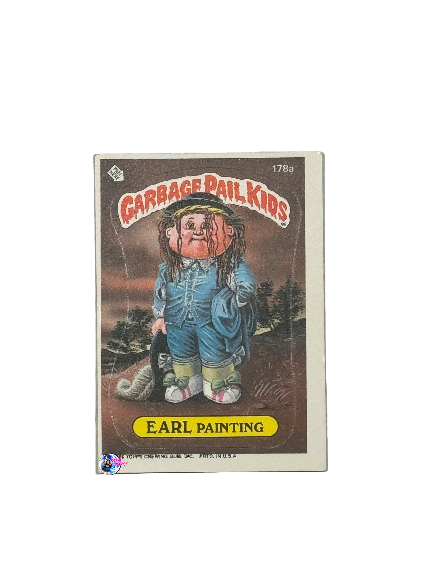 Garbage Pail Kids 1986 Earl Painting 178a