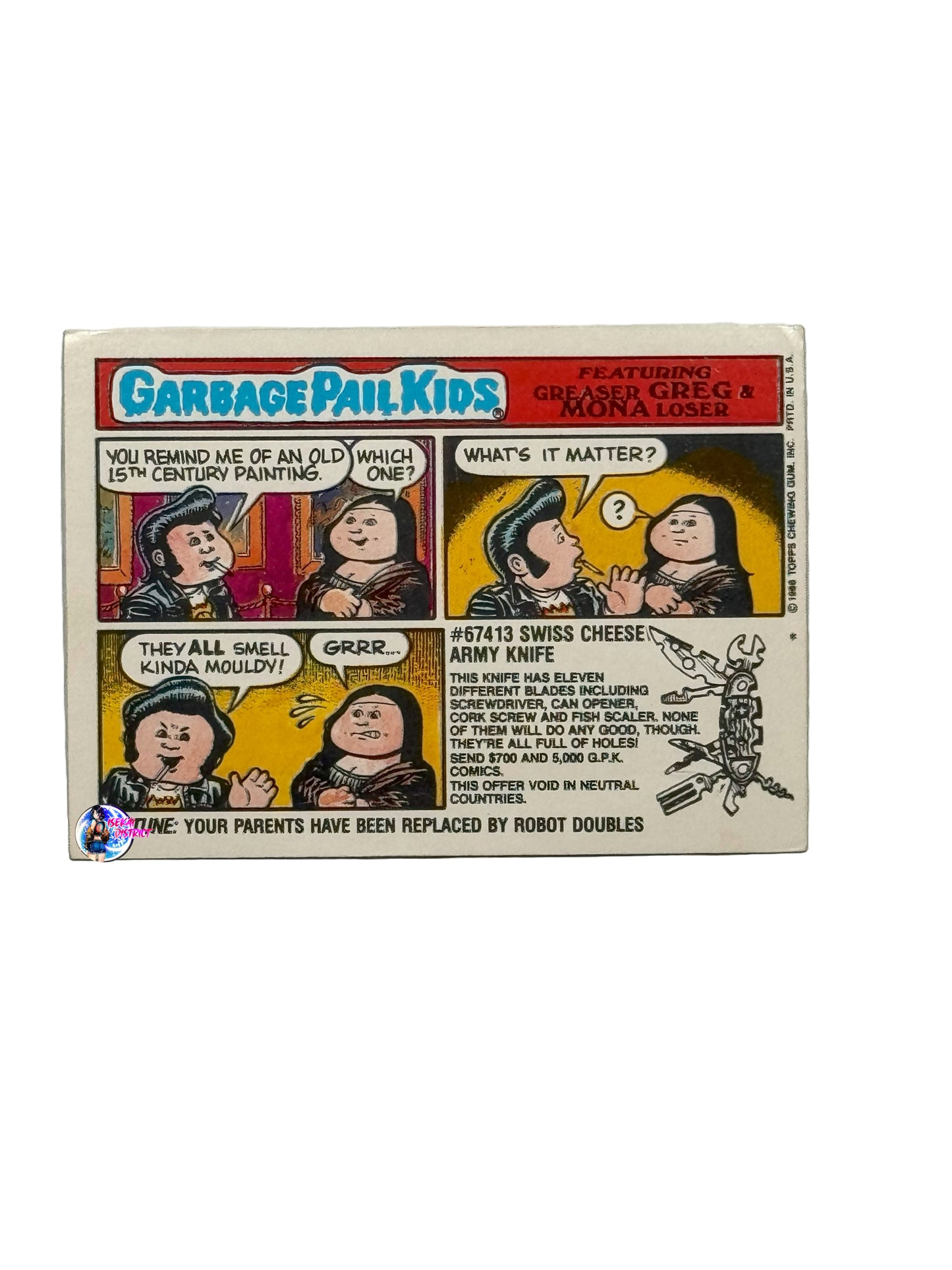 Garbage Pail Kids 1986 Ugly Hans 235a