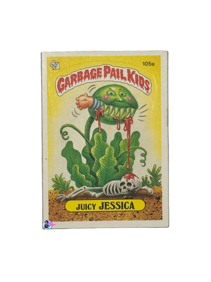 Garbage Pail Kids 1986 Juicy Jessica 105a