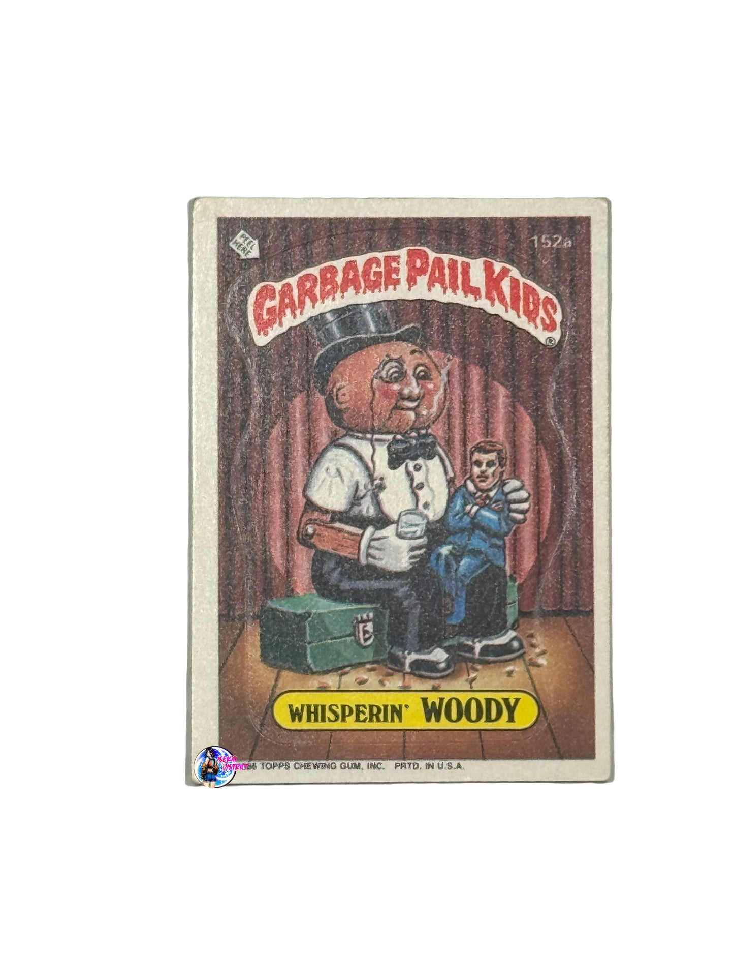 Garbage Pail Kids 1986 Whisperin Woody 152a