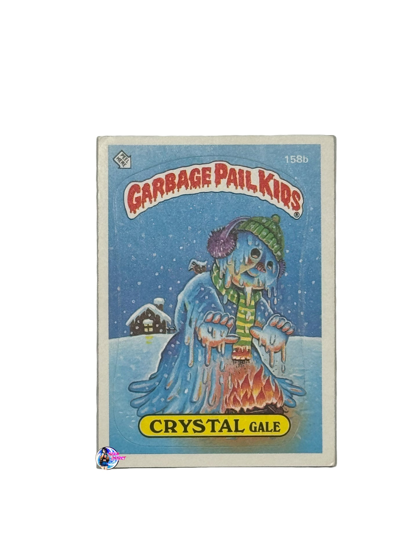 Garbage Pail Kids 1986 Crystal Gale 158b