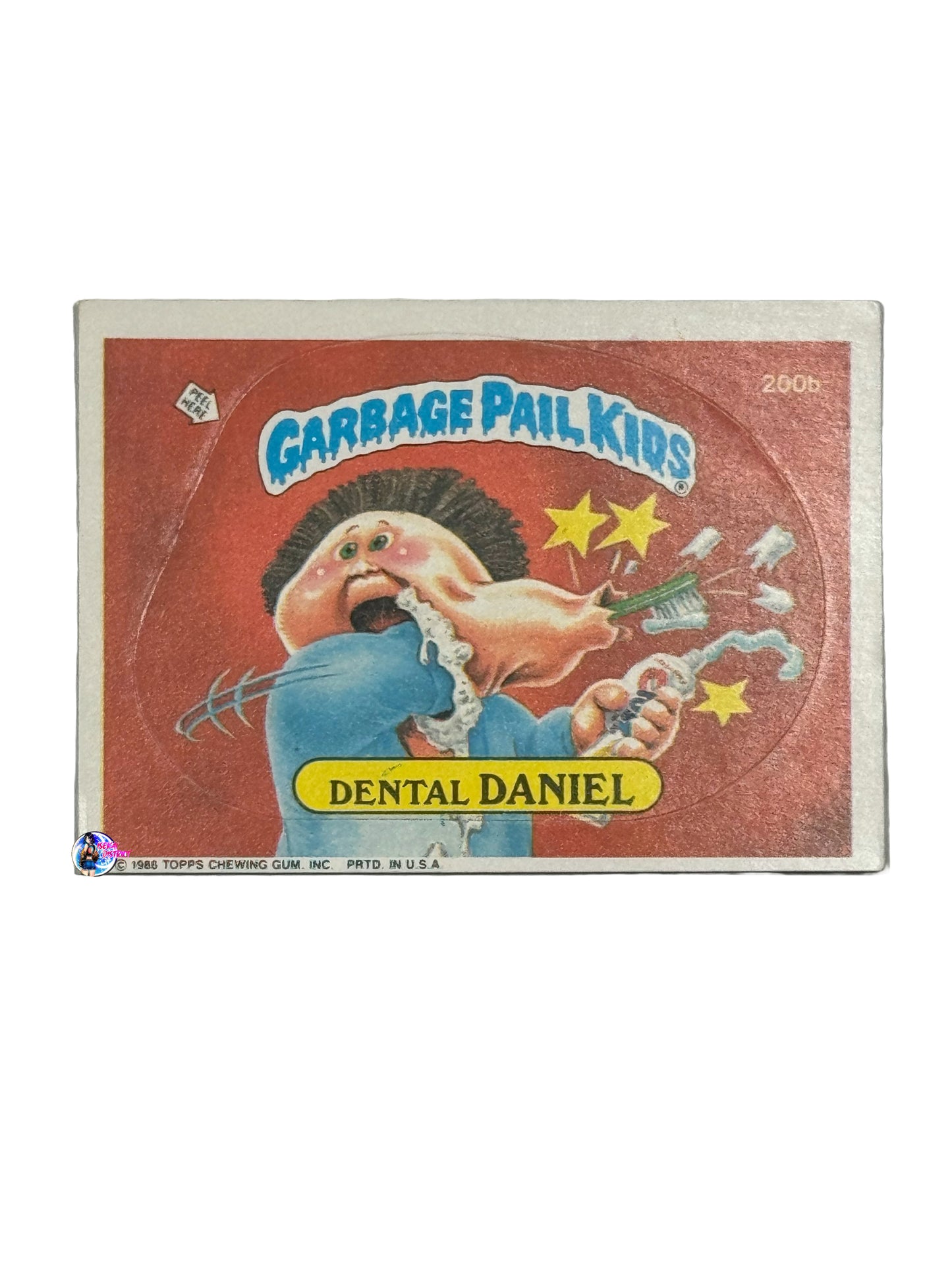 Garbage Pail Kids 1986 Dental Daniel 200b