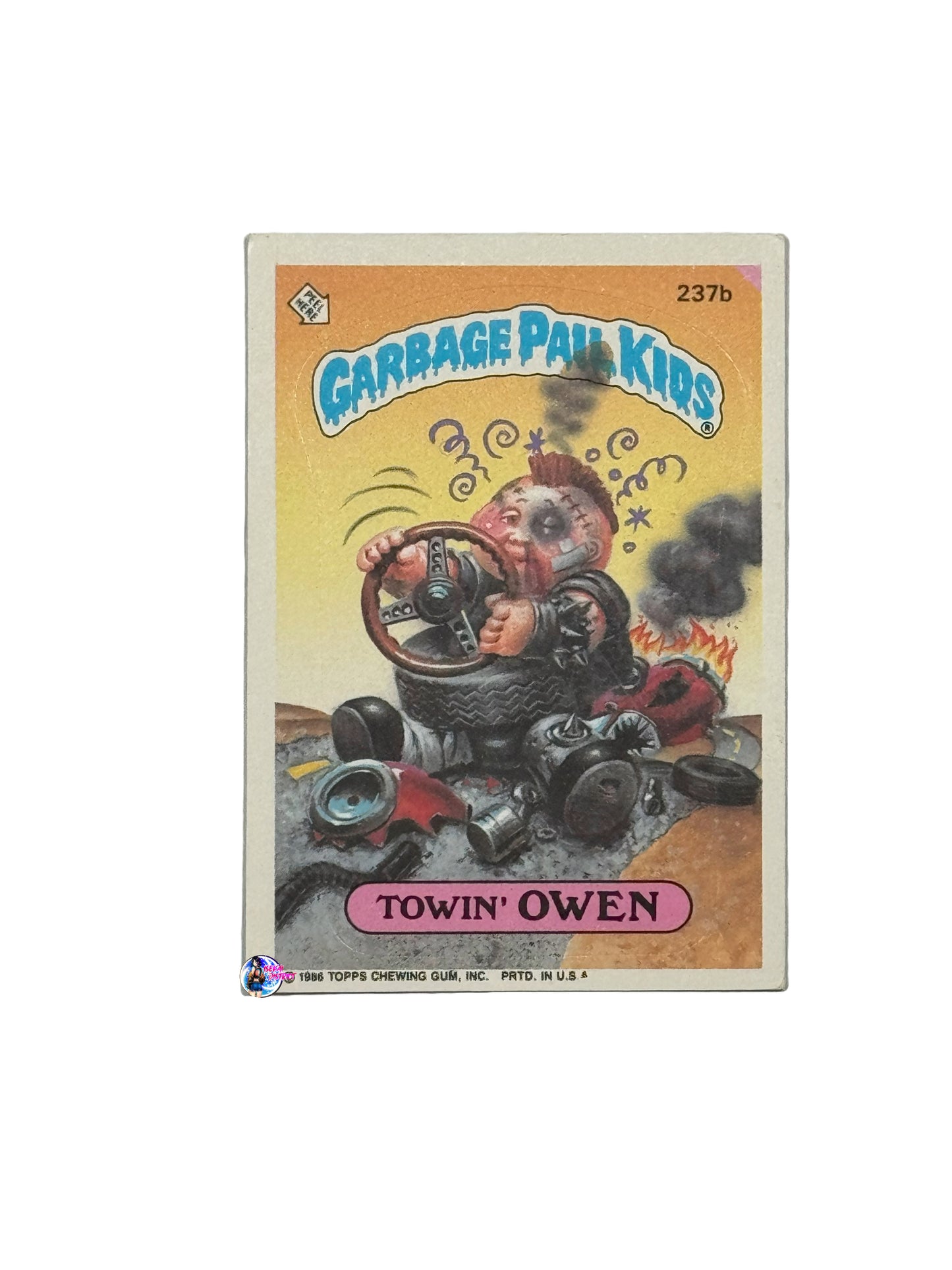 Garbage Pail Kids 1986 Towin' Owen 237b