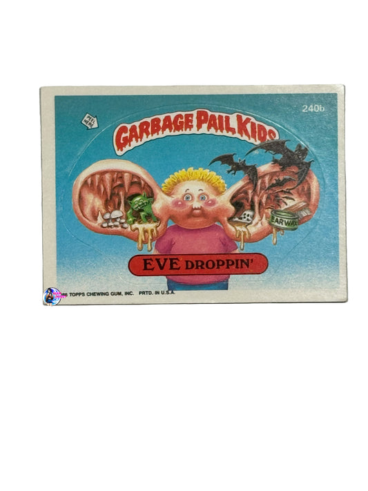 Garbage Pail Kids 1986 Eve Droppin 240b