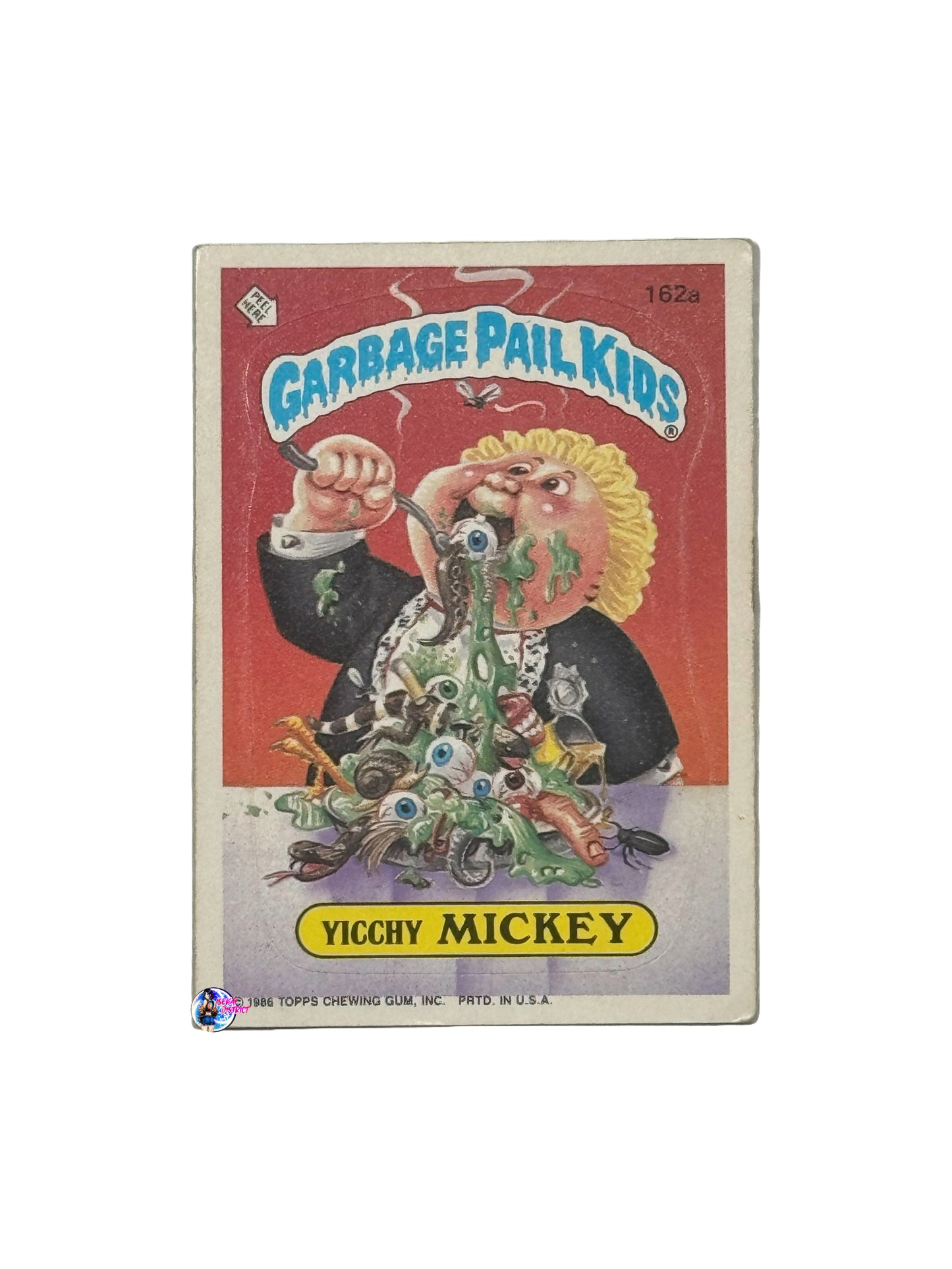 Garbage Pail Kids 1986 Yicchy Mickey 162a