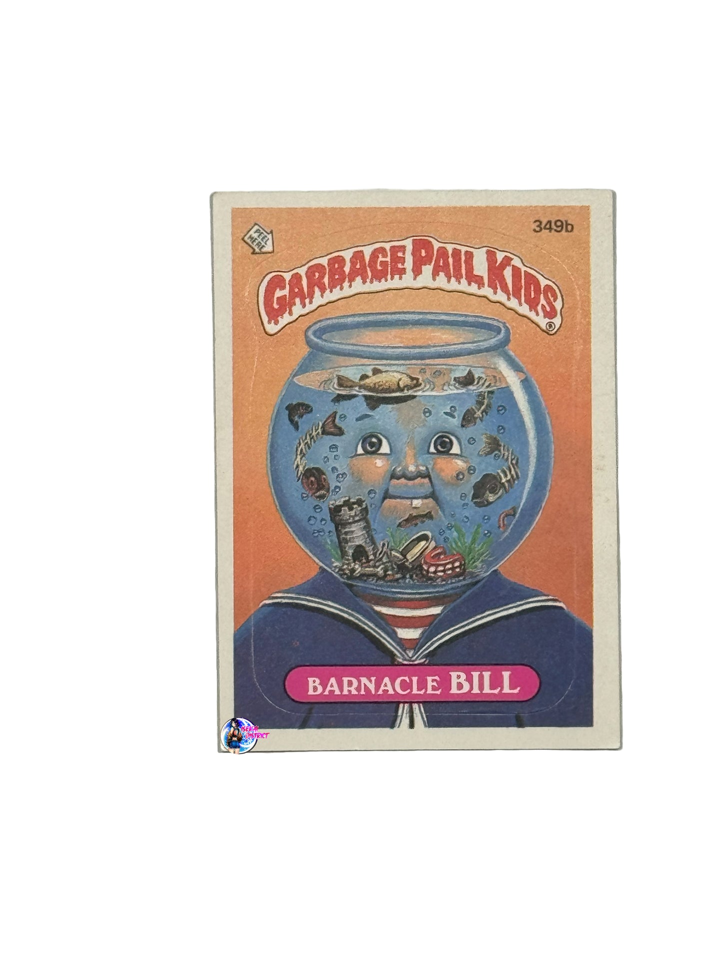 Garbage Pail Kids 1987 Barnacle Bill 349b