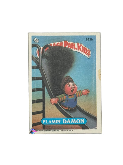 Garbage Pail Kids 1987 Flamin' Damon 363b