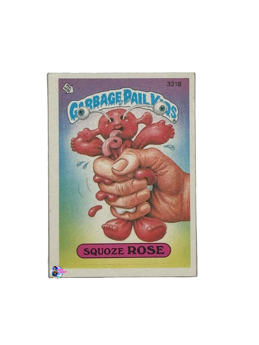 Garbage Pail Kids 1987 Squoze Rose 321B