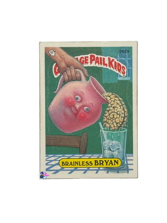 Garbage Pail Kids 1987 Brainless Bryan 262a