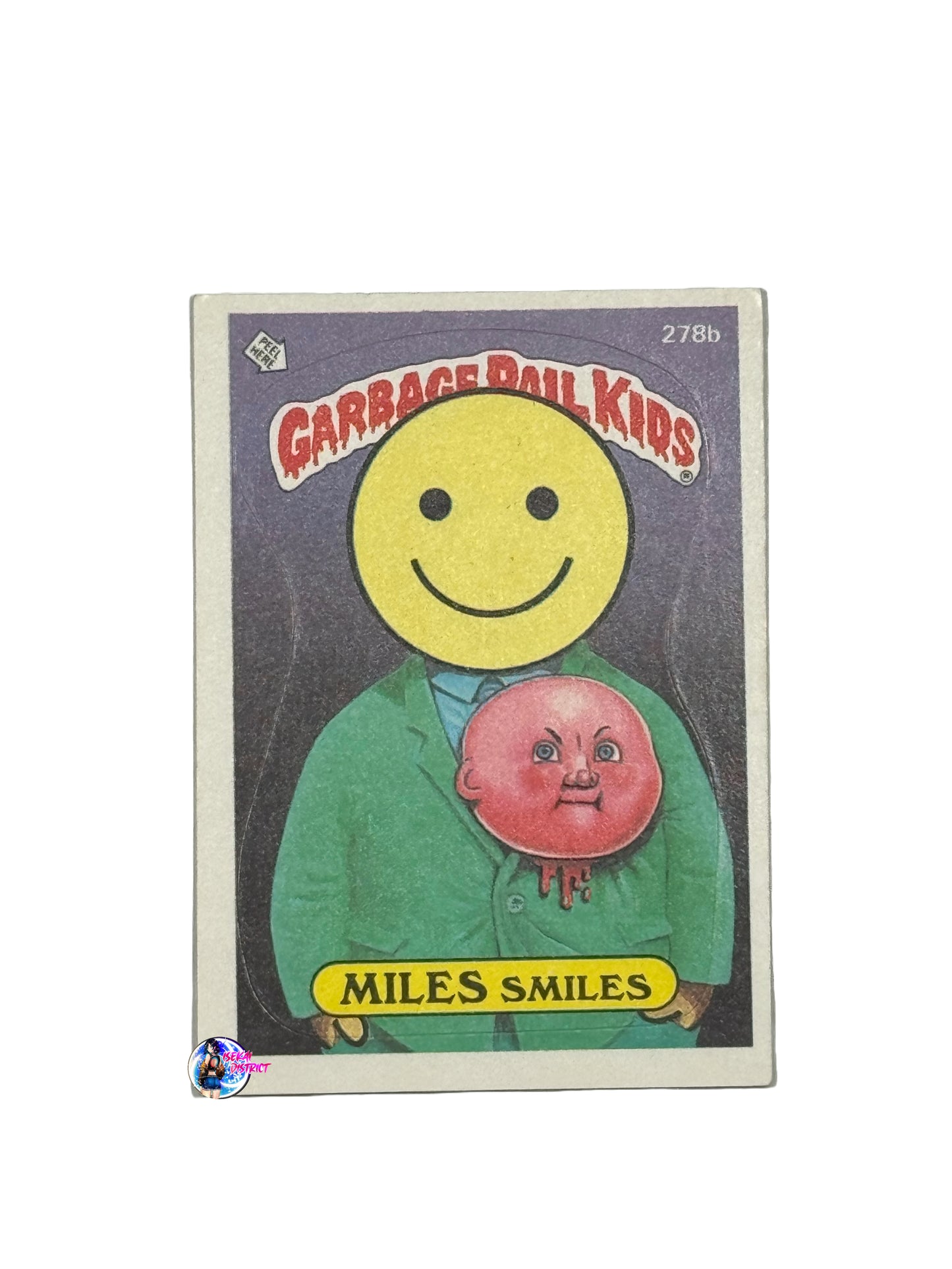 Garbage Pail Kids 1987 Miles Smiles 278b