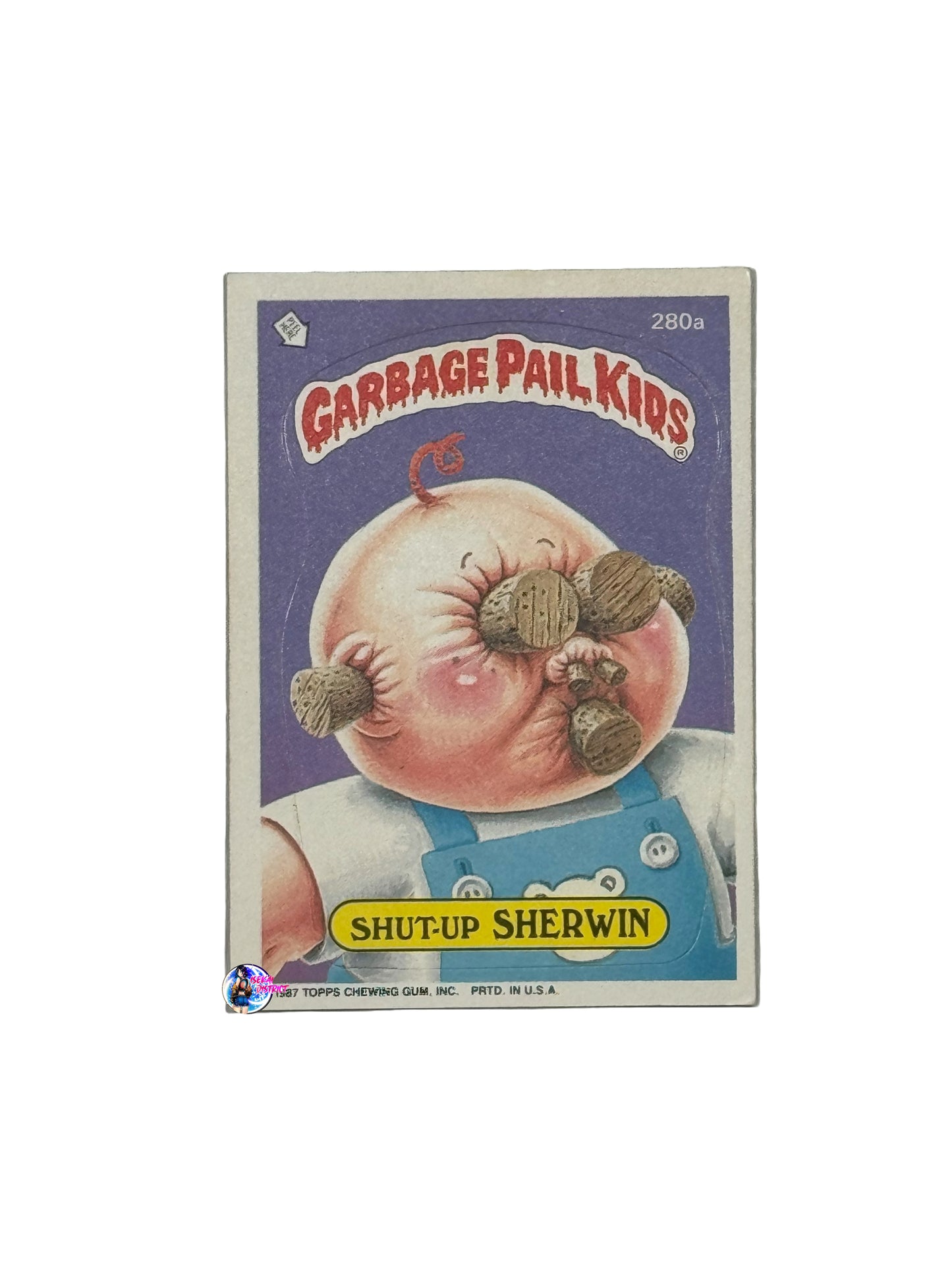 Garbage Pail Kids 1987 Shut-Up Sherwin 280a