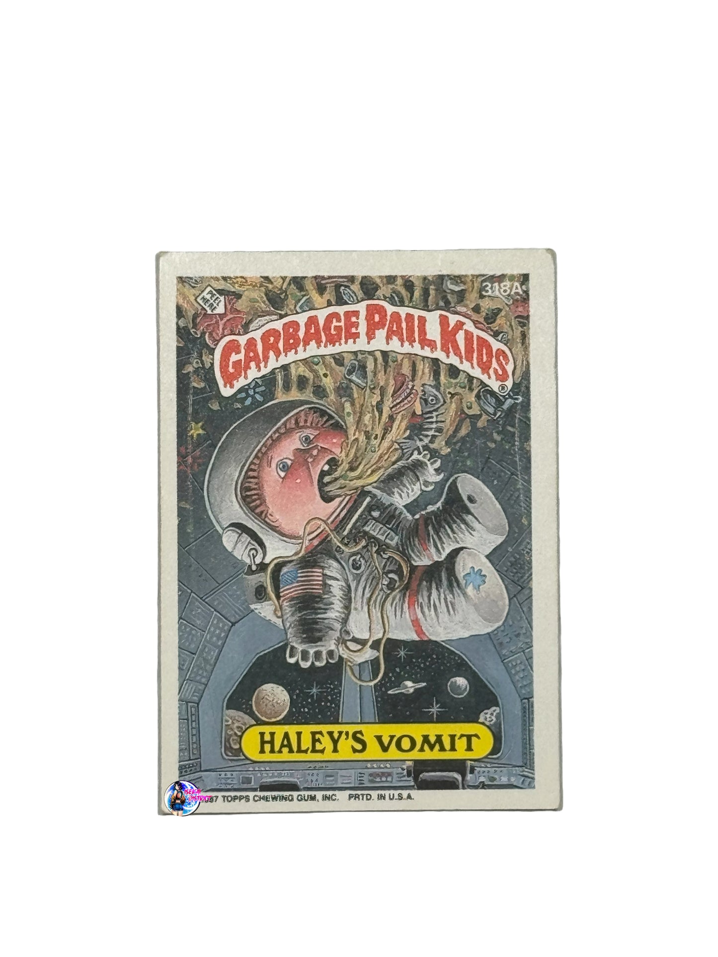 Garbage Pail Kids 1987 Haley's Vomit 318A