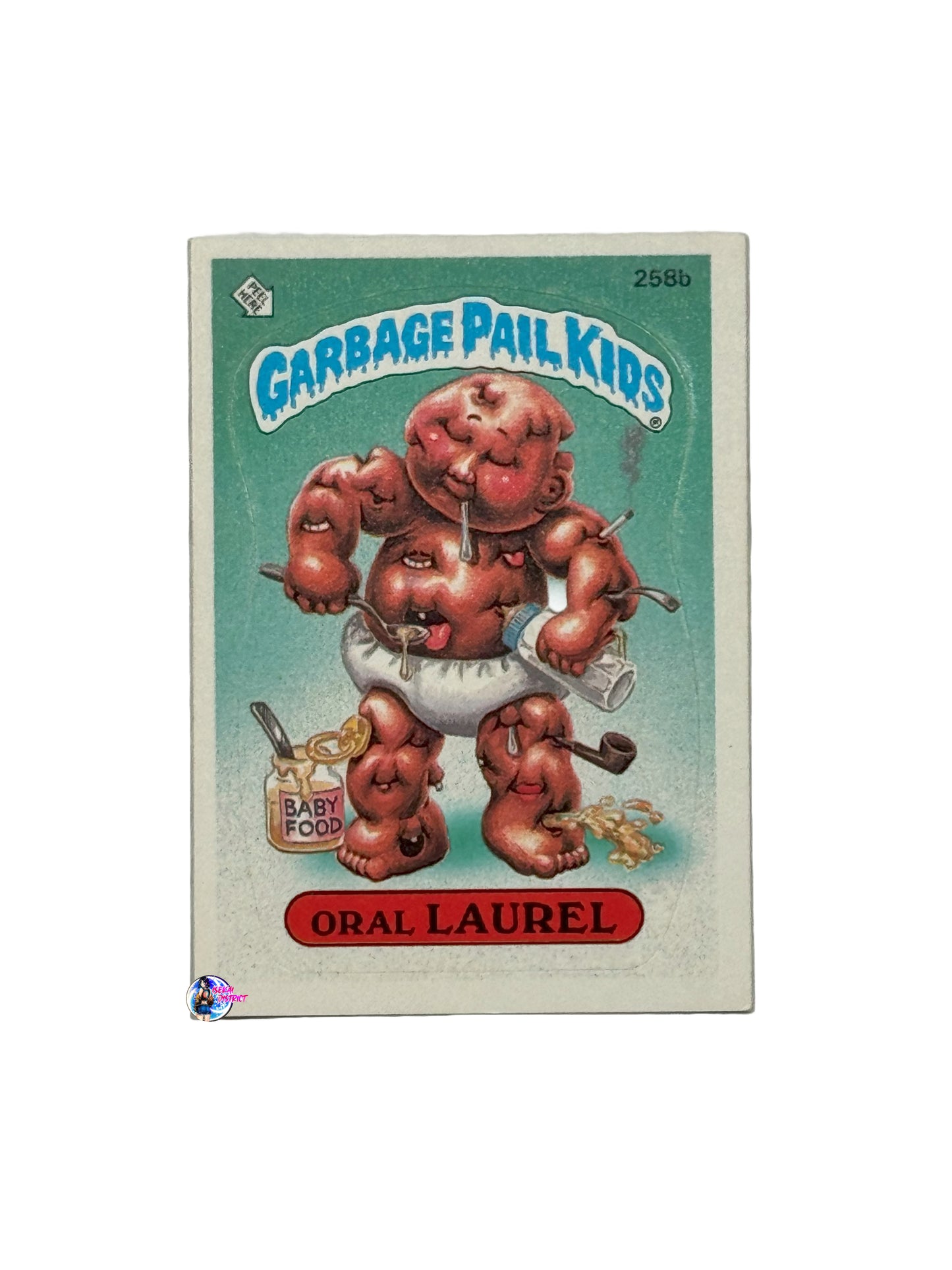 Garbage Pail Kids 1987 Oral Laurel 258b