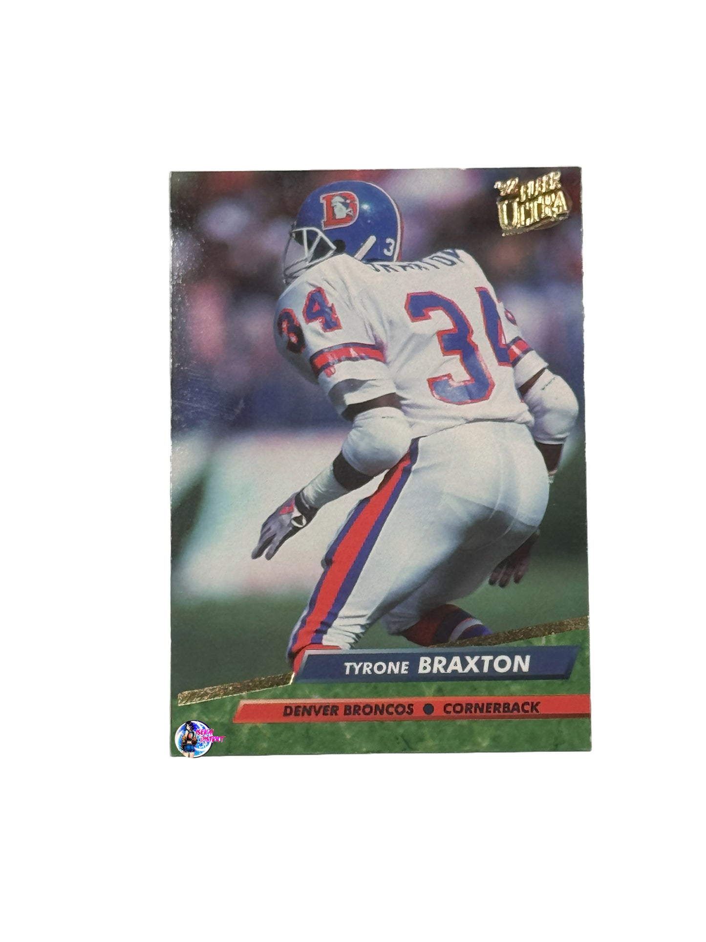 1992 Fleer Ultra #94 Tyrone Braxton (Denver Broncos)