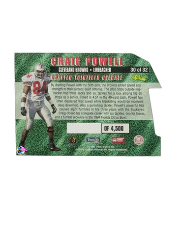 1995 Classic 1st Round Pick Craig Powell (30) (Cleveland Browns)