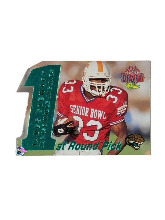 1995 Classic 1st Round Pick #19 James Stewart (Jacksonville Jaguars)