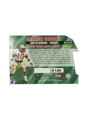 1995 Classic 1st Round Pick #28 Derrick Brooks (Tampa Bay Buccaneers)