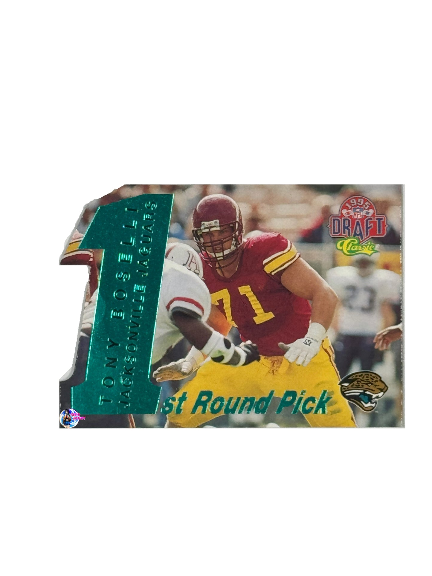 1995 Classic 1st Round Pick card Tony Boselli (2) (Jacksonville Jaguars)