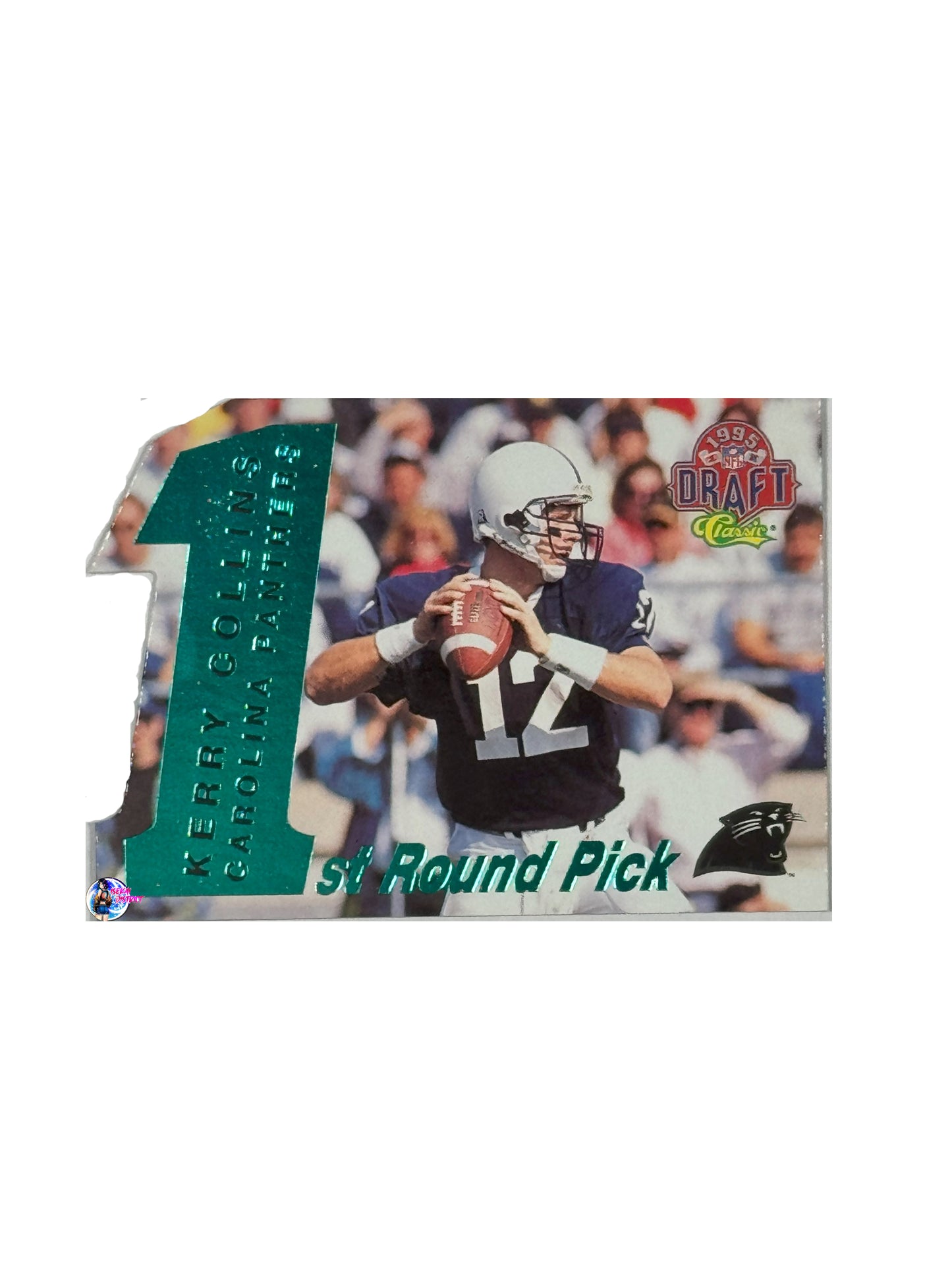 1995 Draft Classic 1st Round Pick Card Kerry Collins (5 of 32) (Carolina Panthers)