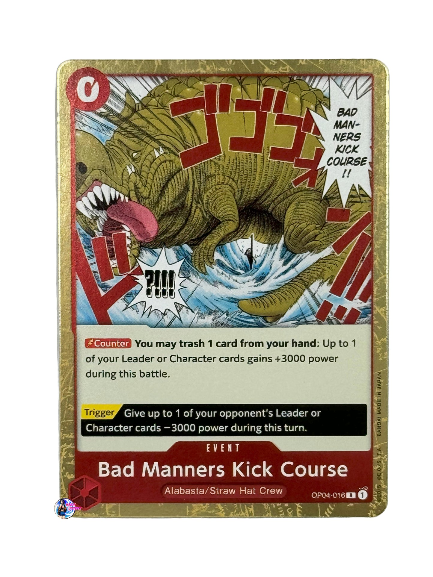 One Piece TCG: Bad Manners Kick Course (OP04-016)