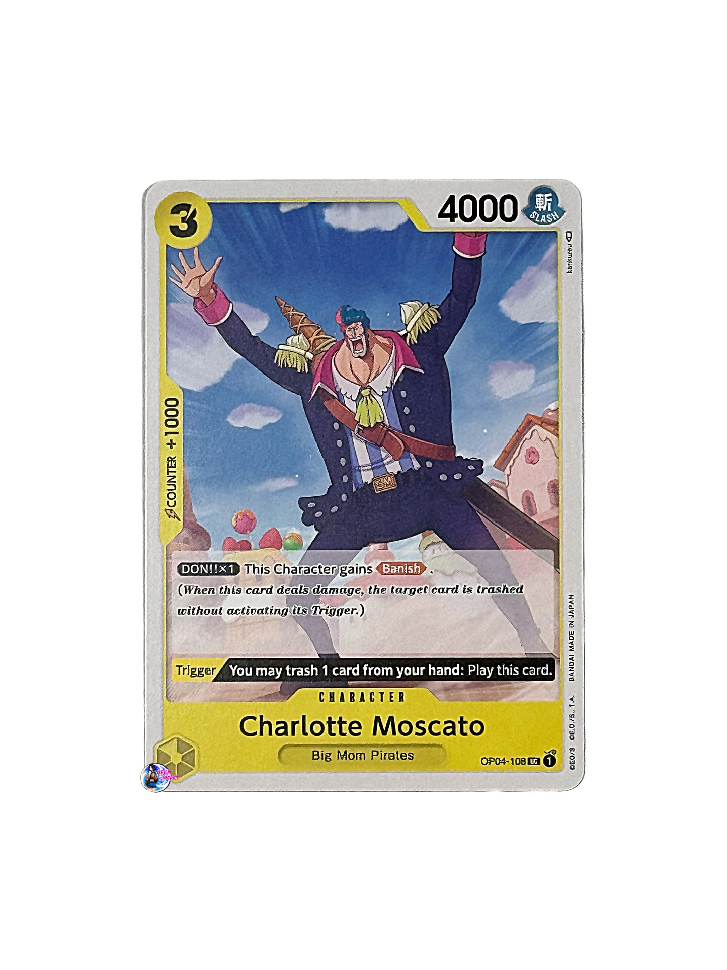 One Piece TCG: Charlotte Moscato (OP04-108)