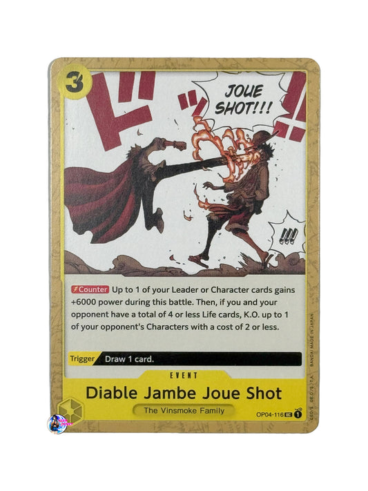 One Piece TCG: Diable Jambe Joue Shot (OP04-116)