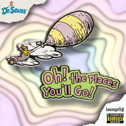 Dr. Seuss Oh, the Places You'll Go Pin 2-Pack - Entertainment Earth Exclusive