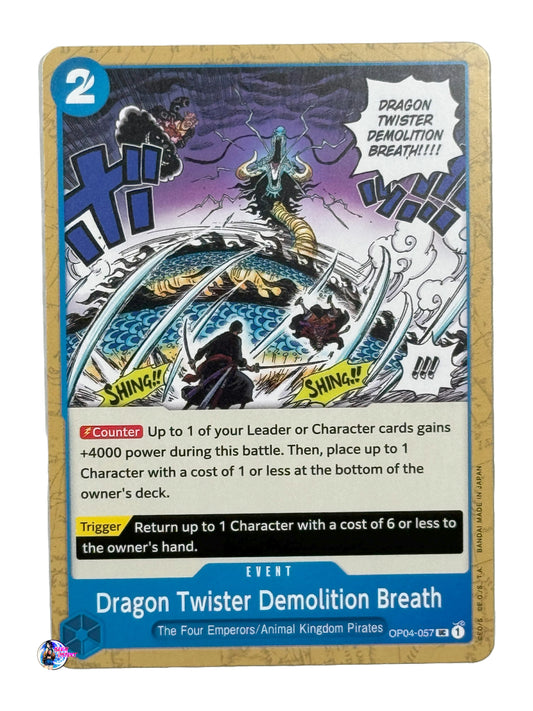 Dragon Twister Demolition Breath - Kingdoms of Intrigue (OP04) Trading Card