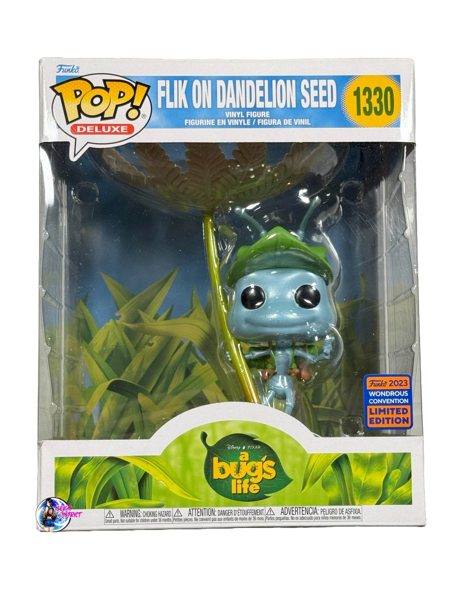 Funko Pop: A Bugs Life Flik on dandelion Seed #1330 (Wondercon 2023 exl.)