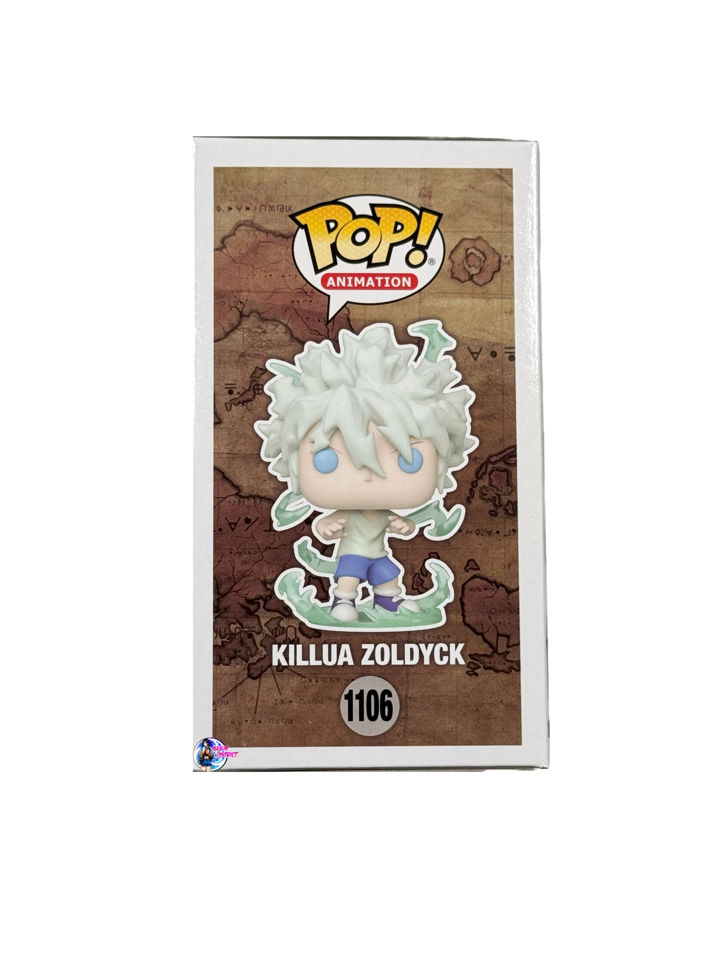 Funko Pop: HunterxHunter Killua Zoldyck #1106(AAA exl.) Signed by English Voice actor Cristina Vee