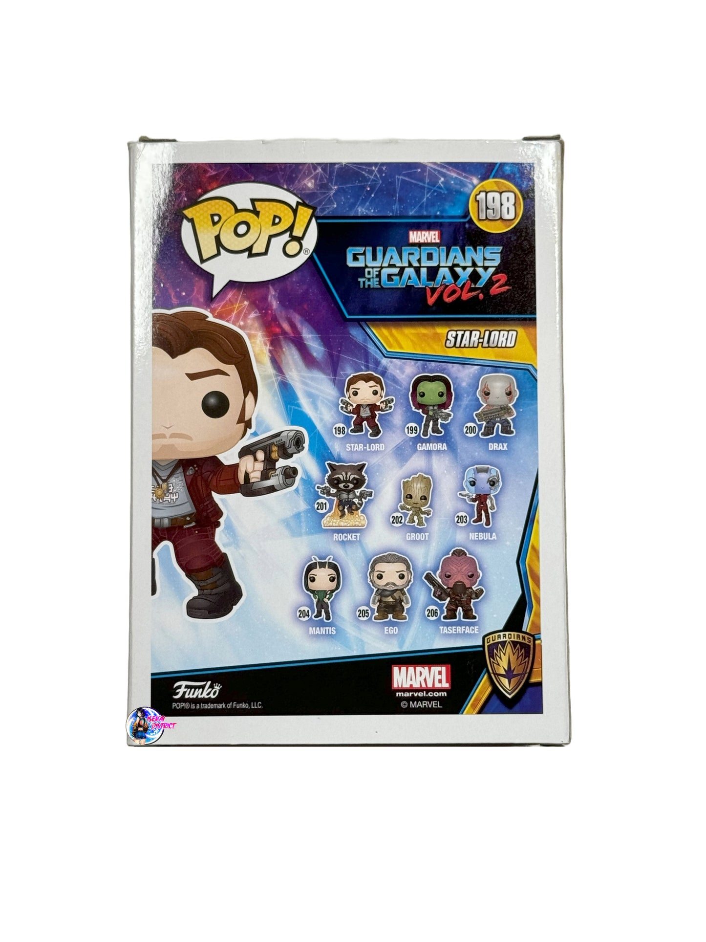 Funko Pop: Marvel Guardians of the Galaxy Vol. 2 Star Lord #198 (Chase)