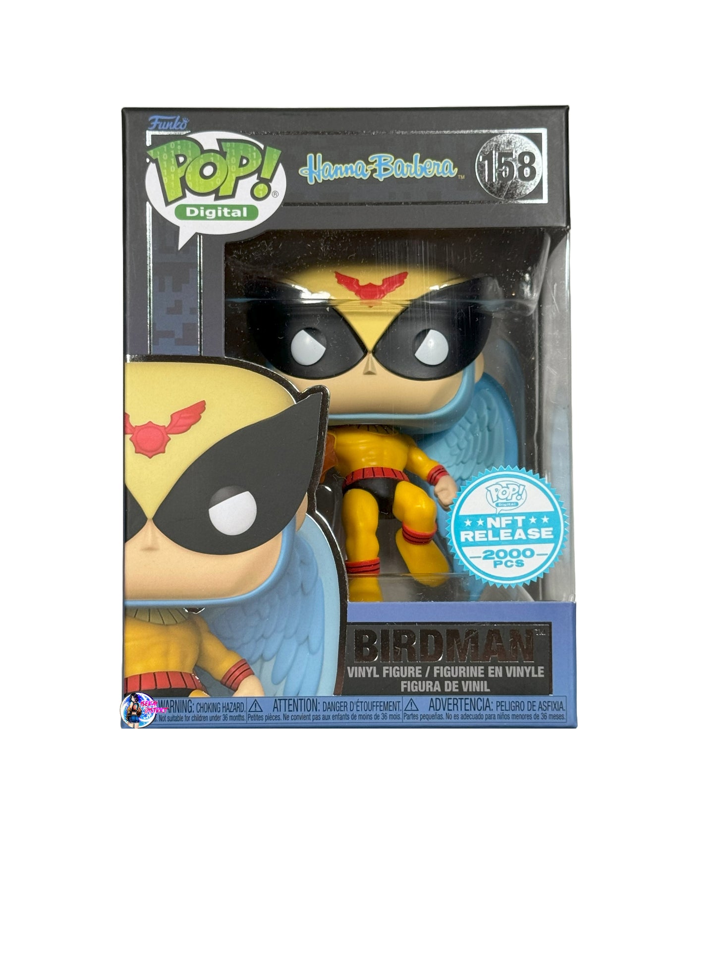 Funko Pop NFT: Hanna Barbera Birdman #158 (Digital exl.)