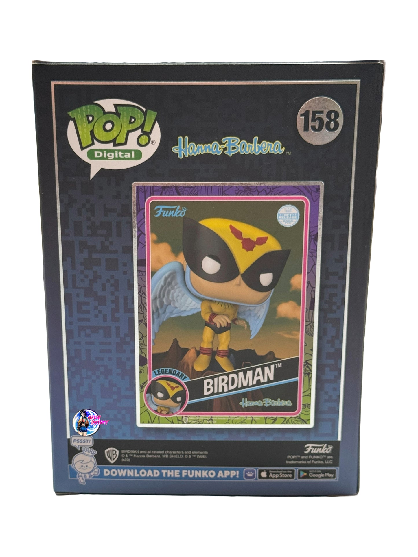 Funko Pop NFT: Hanna Barbera Birdman #158 (Digital exl.)