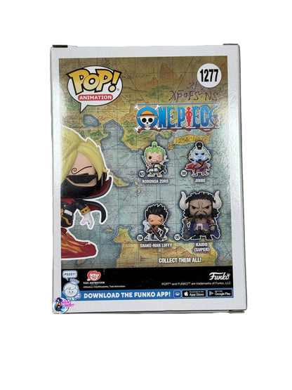 Funko Pop: One Piece Soba Mask (Sanji) #1277 (Chalice Collectibles exl.) Signed by Eric Vale