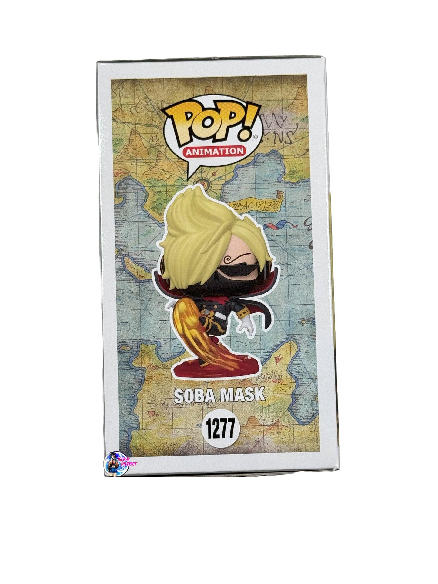 Funko Pop: One Piece Soba Mask (Sanji) #1277 (Chalice Collectibles exl.) Signed by Eric Vale