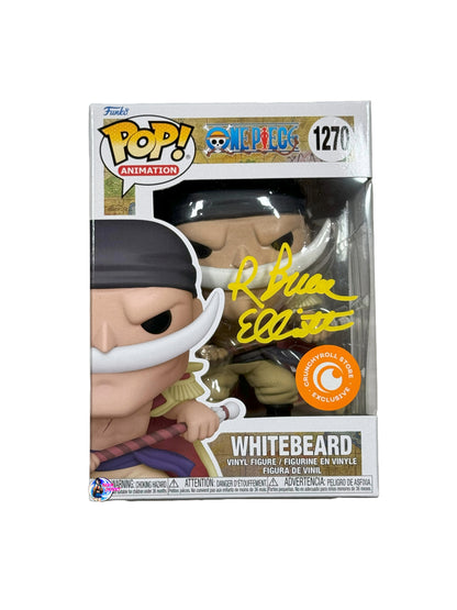 Funko Pop: One Piece Whitebeard #1270 (Crunchy Roll exl.) Signed by R. Bruce Elliott (English Voice Actor)